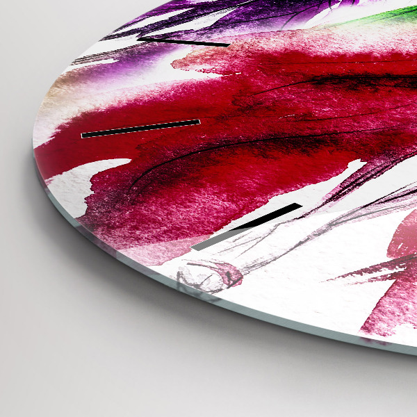 Orologio rotondo Donne in abiti colorati