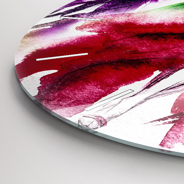 Orologio rotondo Donne in abiti colorati