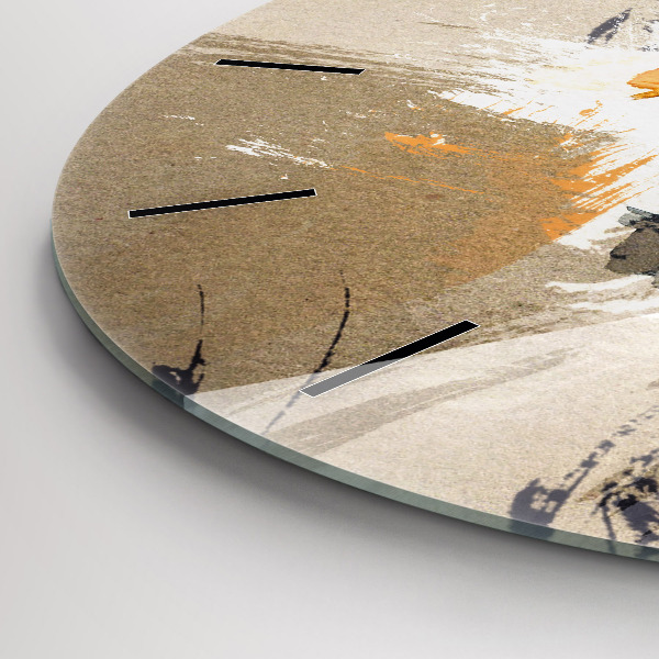 Orologio rotondo Ritratto di donna astratto