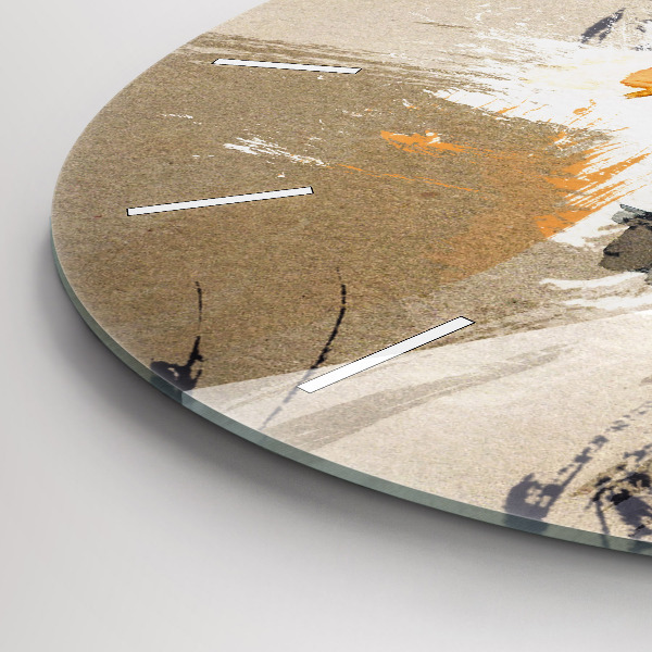 Orologio rotondo Ritratto di donna astratto