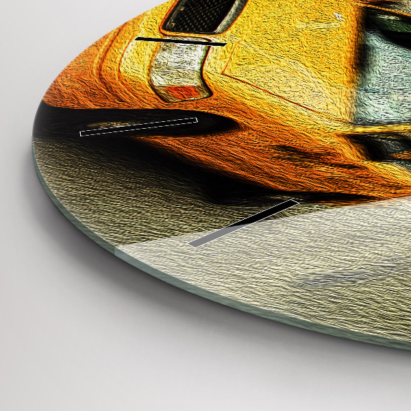 Orologio rotondo Taxi di New York City