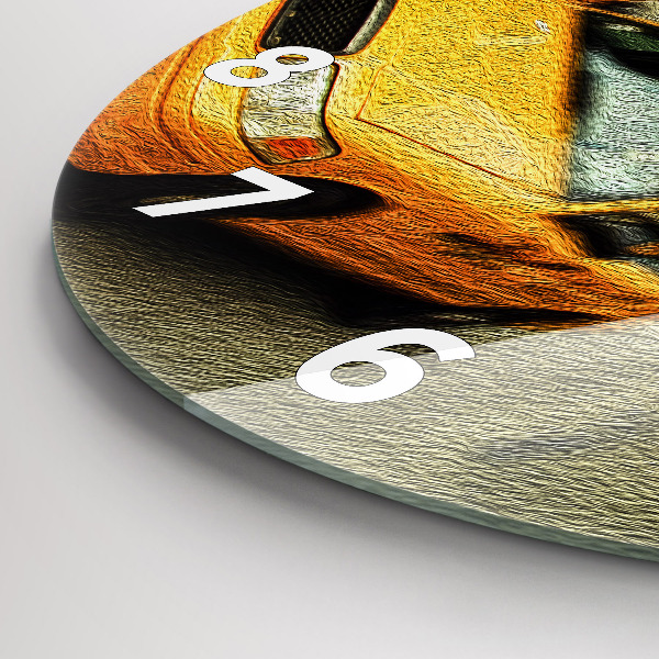 Orologio rotondo Taxi di New York City