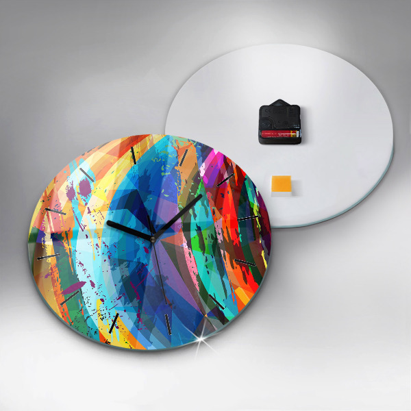 Orologio rotondo Sfondo astratto