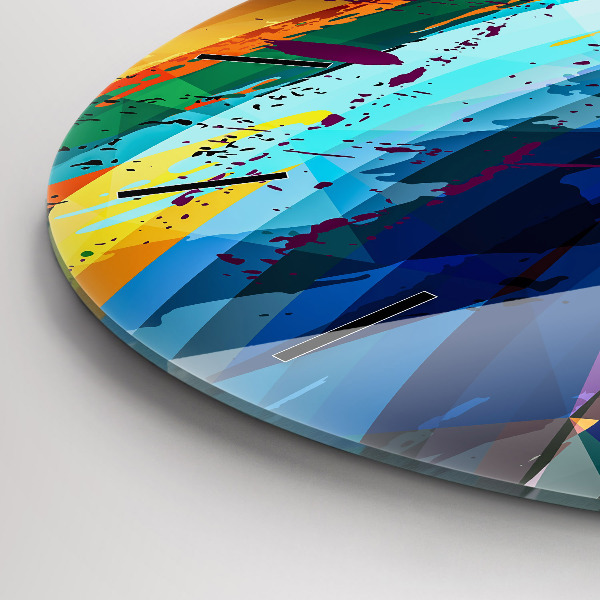 Orologio rotondo Sfondo astratto