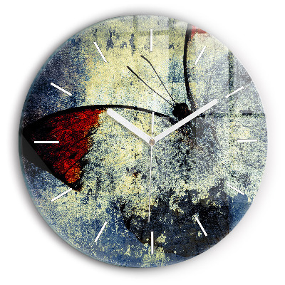Orologio rotondo Stile vintage farfalla
