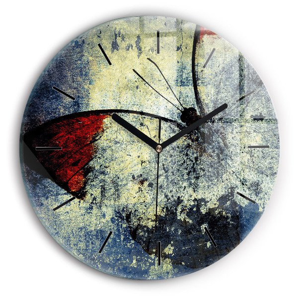 Orologio rotondo Stile vintage farfalla