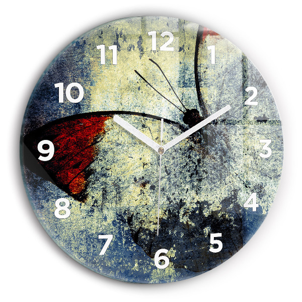 Orologio rotondo Stile vintage farfalla