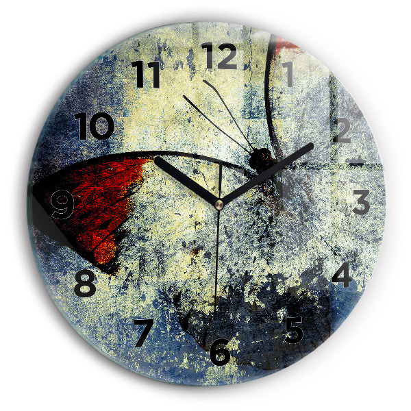 Orologio rotondo Stile vintage farfalla