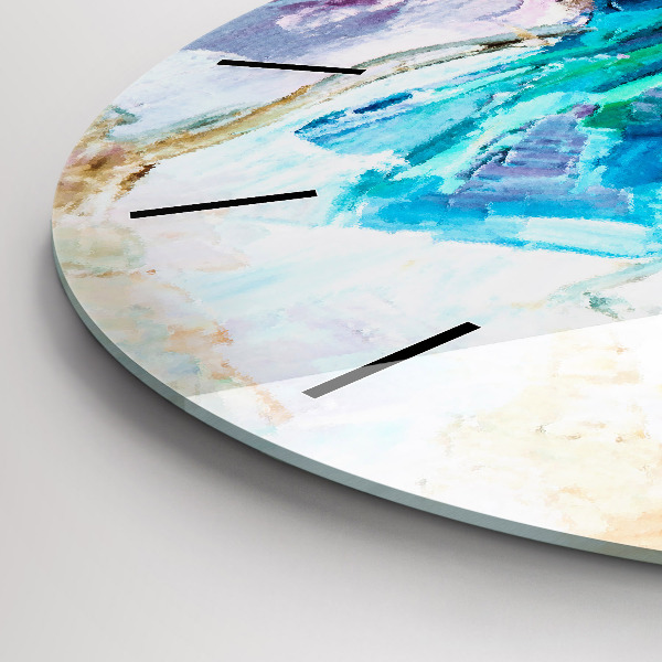 Orologio rotondo Preparare la ballerina