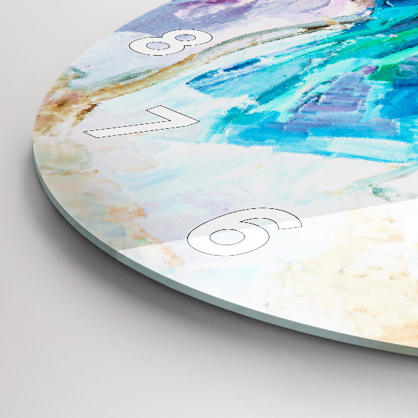 Orologio rotondo Preparare la ballerina