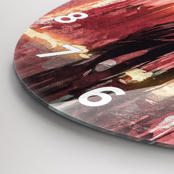 Orologio rotondo Giovane coppia innamorata