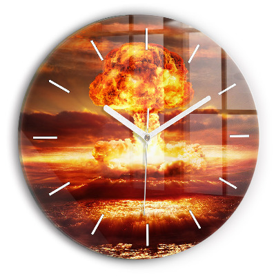 Orologio rotondo Esplosione della bomba atomica