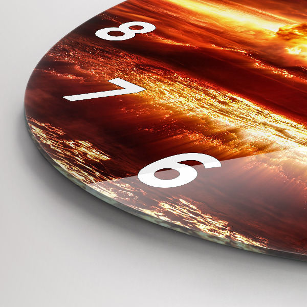 Orologio rotondo Esplosione della bomba atomica