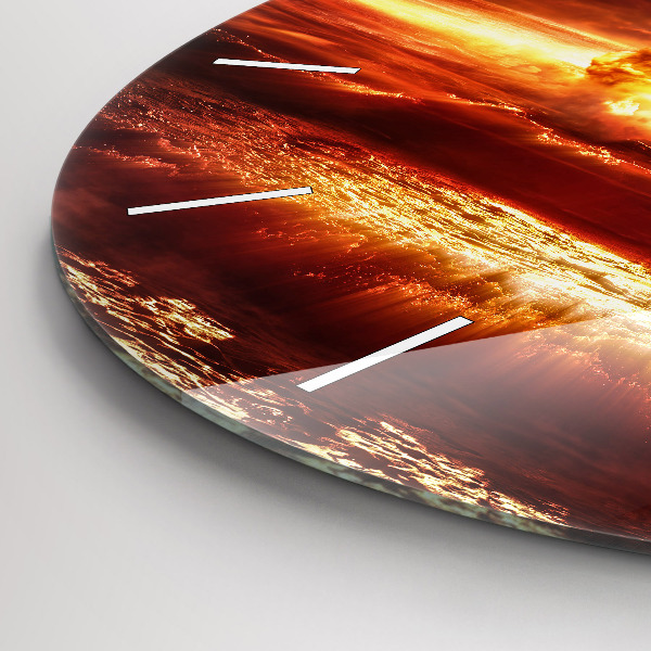 Orologio rotondo Esplosione della bomba atomica