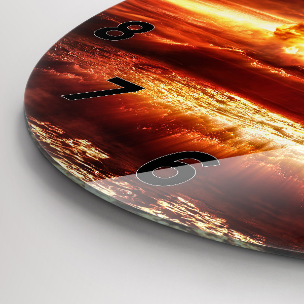 Orologio rotondo Esplosione della bomba atomica