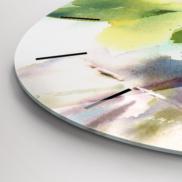 Orologio rotondo Rose in un vaso acquerello