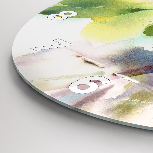 Orologio rotondo Rose in un vaso acquerello