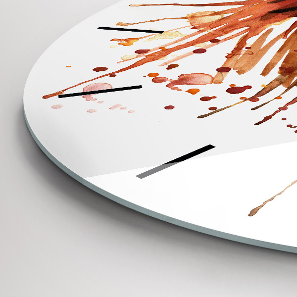 Orologio rotondo Gallo colorato