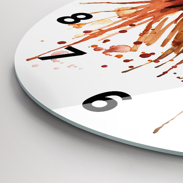 Orologio rotondo Gallo colorato