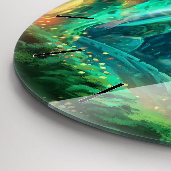 Orologio rotondo Bambini nella foresta