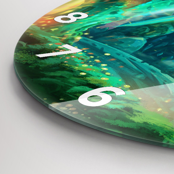 Orologio rotondo Bambini nella foresta