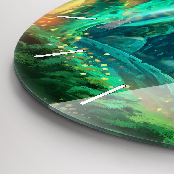 Orologio rotondo Bambini nella foresta