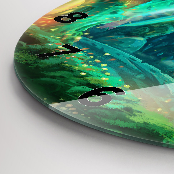 Orologio rotondo Bambini nella foresta