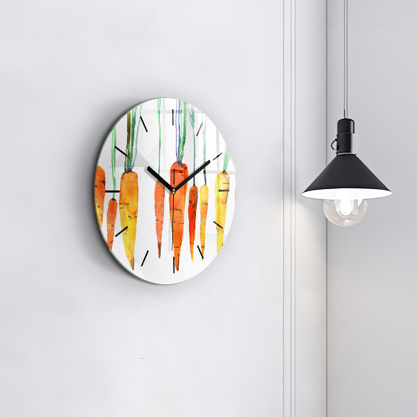 Orologio rotondo Illustrazione di carota