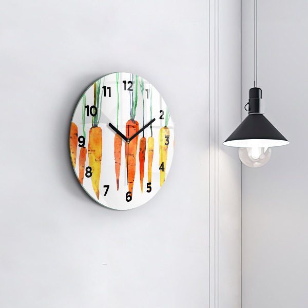 Orologio rotondo Illustrazione di carota