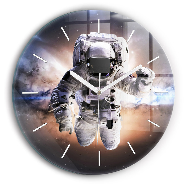 Orologio rotondo Astronauta nello spazio