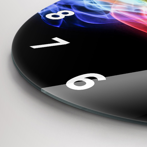 Orologio rotondo Linee astratte colorate