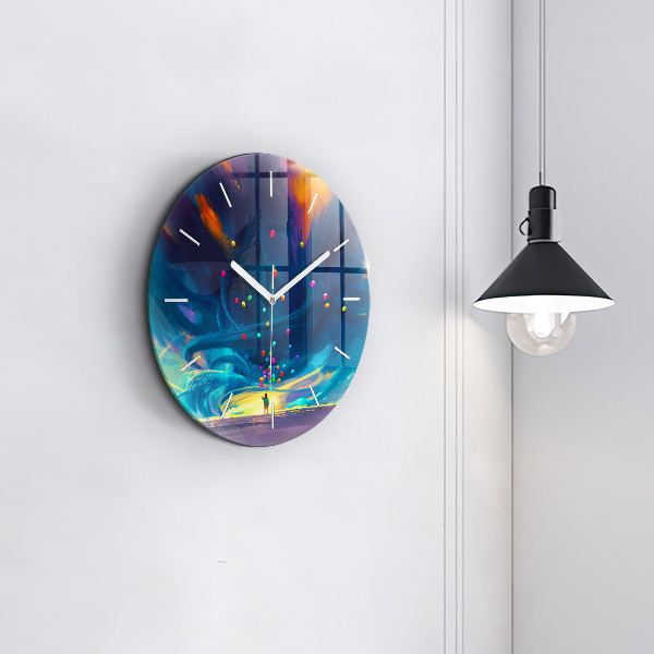 Orologio rotondo Bambino e palloncini