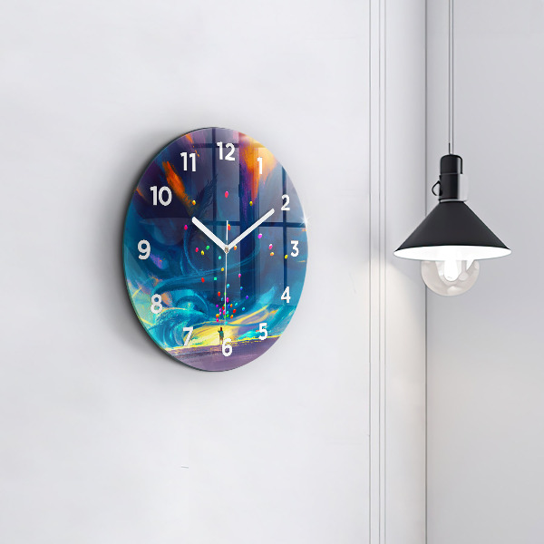 Orologio rotondo Bambino e palloncini