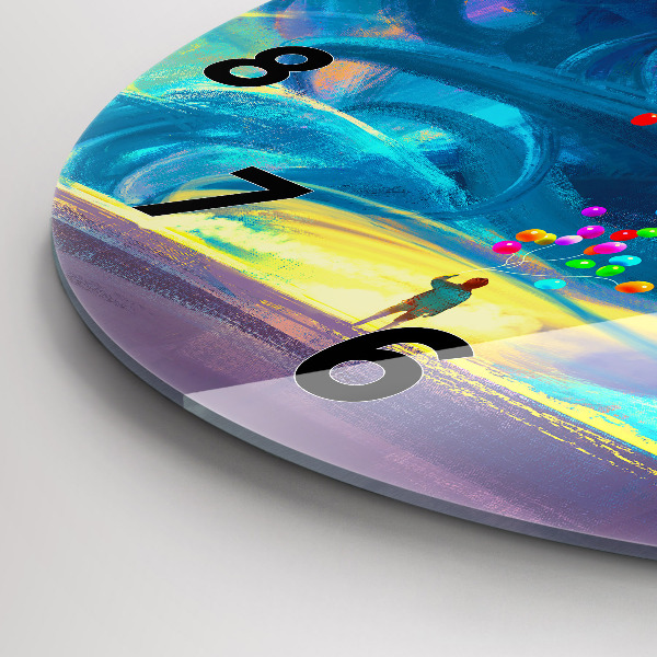 Orologio rotondo Bambino e palloncini