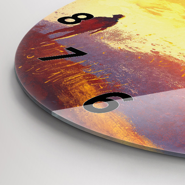 Orologio rotondo Paesaggio autunnale