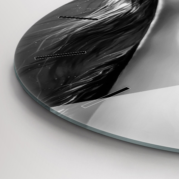 Orologio rotondo Labbra di donna