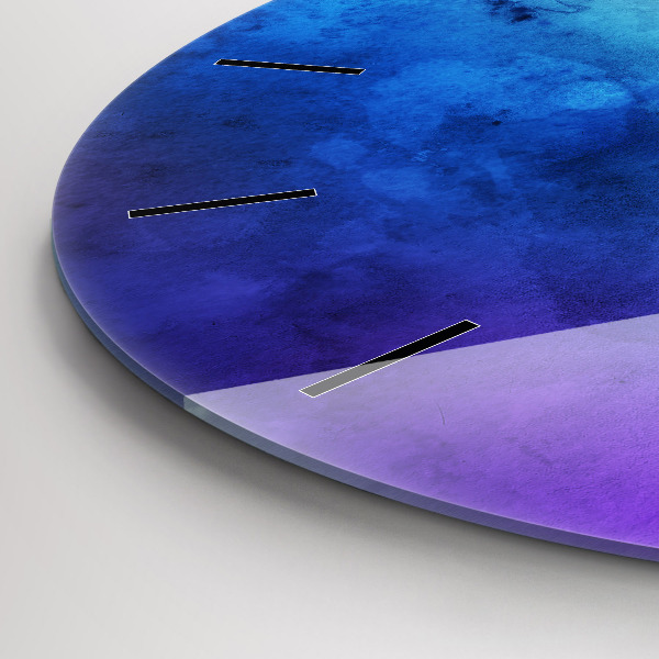 Orologio rotondo in vetro Punti colorati