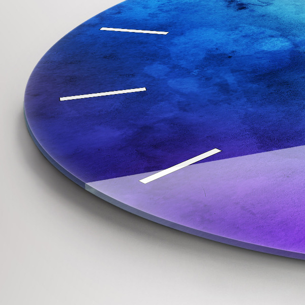 Orologio rotondo in vetro Punti colorati