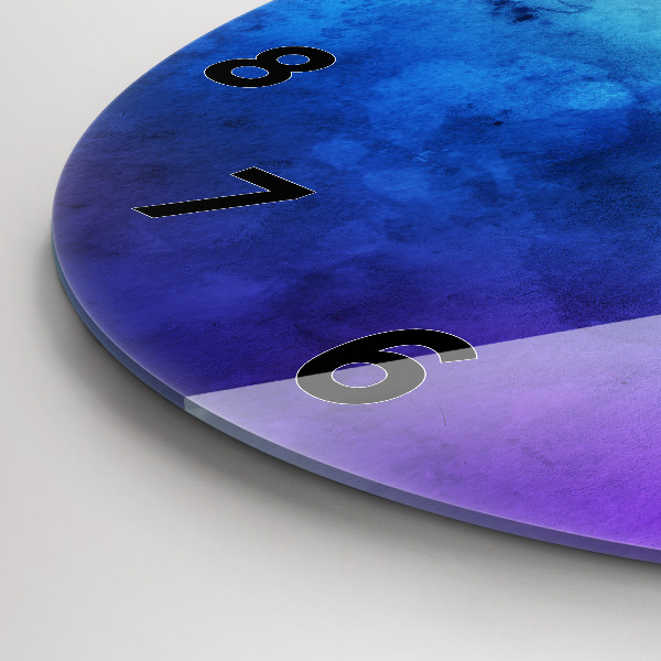 Orologio rotondo in vetro Punti colorati