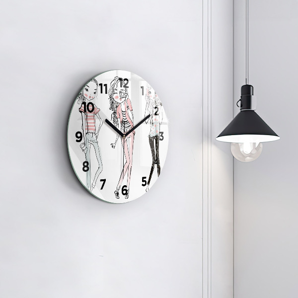 Orologio rotondo in vetro Moda femminile