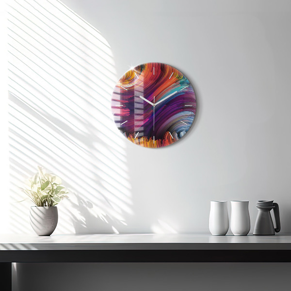 Orologio rotondo in vetro Sala dell'astrazione