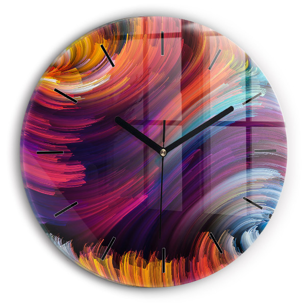 Orologio rotondo in vetro Sala dell'astrazione