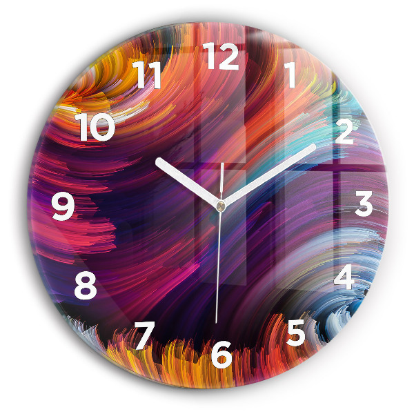Orologio rotondo in vetro Sala dell'astrazione