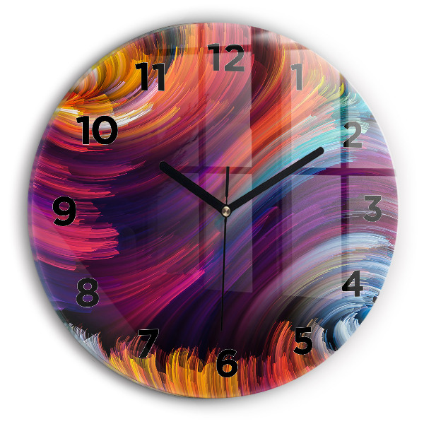 Orologio rotondo in vetro Sala dell'astrazione