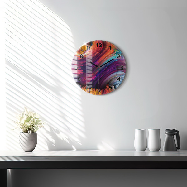 Orologio rotondo in vetro Sala dell'astrazione