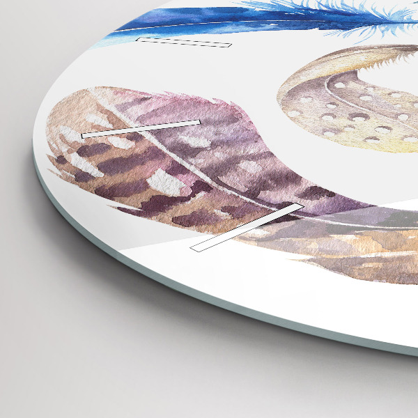 Orologio rotondo in vetro Illustrazione d'arte retrò