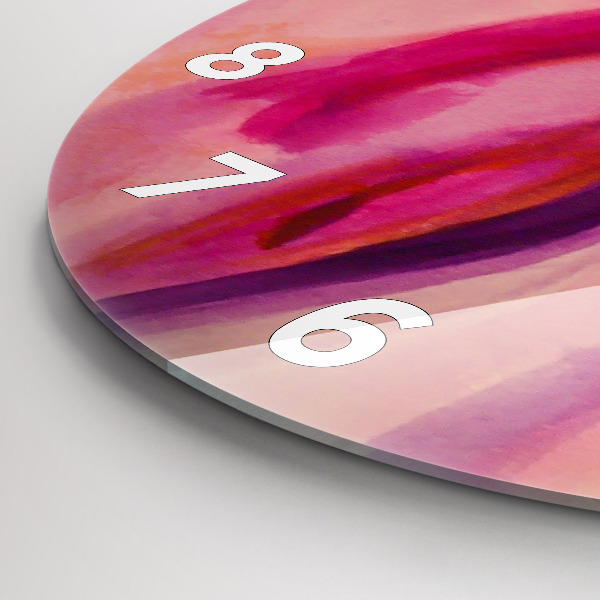 Orologio rotondo in vetro Dipingere Donne