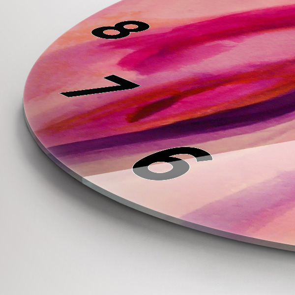 Orologio rotondo in vetro Dipingere Donne