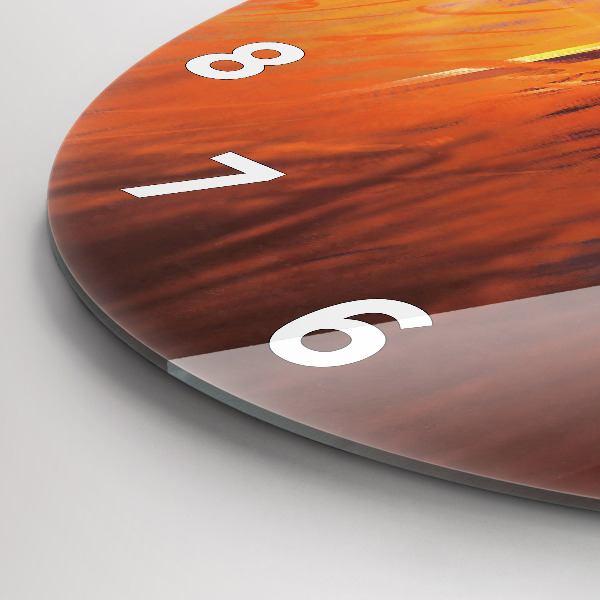 Orologio rotondo in vetro Cavaliere con spada