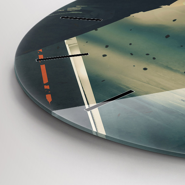 Orologio rotondo in vetro Gioco di armi letali